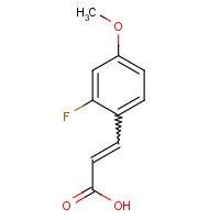 696589-22-7 2-FLUORO-4-METHOXYCINNAMIC ACID chemical structure