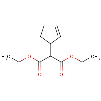 53608-93-8 diethyl 2-cyclopenten-1-ylmalonate chemical structure