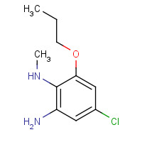1184918-82-8 4-chloro-N1-methyl-6-propoxybenzene-1,2-diamine chemical structure