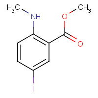 736990-24-2 methyl 5-iodo-2-(methylamino)benzoate chemical structure