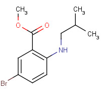 937678-69-8 methyl 5-bromo-2-(isobutylamino)benzoate chemical structure