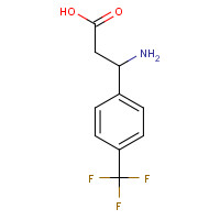 774178-39-1 (R)-3-AMINO-3-(4-TRIFLUOROMETHYL-PHENYL)-PROPIONIC ACID chemical structure