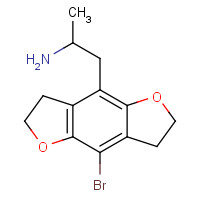219986-75-1 2-(8-BROMO-2,3,6,7-TETRAHYDRO-BENZO[1,2-B:4,5-B']DIFURAN-4-YL)-1-METHYL-ETHYLAMINE chemical structure