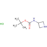 217806-26-3 tert-Butyl (azetidin-3-yl)carbamate hydrochloride chemical structure