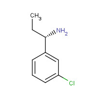 1075715-57-9 (S)-1-(3-CHLOROPHENYL)PROPAN-1-AMINE chemical structure