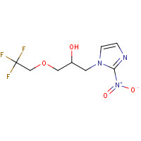 21787-91-7 2-NITRO-ALPHA-[(2,2,2-TRIFLUOROETHOXY)METHYL]-IMIDAZOLE-1-ETHANOL chemical structure