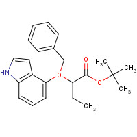 220862-18-0 tert-butyl 2-(1-benzyl-2-ethyl-1H-indol-4-yloxy)acetate chemical structure