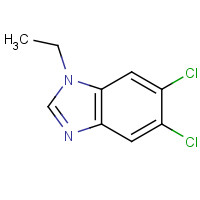 6478-76-8 N-ETHYL-5,6-DICHLOROBENZIMIDAZOLE chemical structure