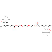 36443-68-2 Triethylene glycol bis(3-tert-butyl-4-hydroxy-5-methylphenyl)propionate chemical structure