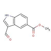 197506-83-5 3-FORMYL-1H-INDOLE-5-CARBOXYLIC ACID METHYL ESTER chemical structure