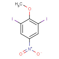 31106-75-9 1,3-Diiodo-2-methoxy-5-nitrobenzene chemical structure