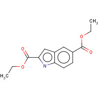 127221-02-7 5-ETHOXYCARBONYLINDOLE-2-CARBOXYLIC ACID ETHYL ESTER chemical structure