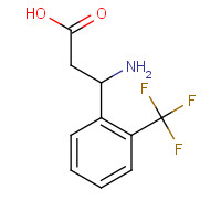 755749-11-2 (S)-3-AMINO-3-(2-TRIFLUOROMETHYL-PHENYL)-PROPIONIC ACID chemical structure
