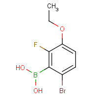 871126-14-6 6-Bromo-3-ethoxy-2-fluorobenzeneboronic acid chemical structure