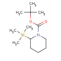 123387-54-2 1-BOC-2-TRIMETHYLSILANYLPIPERIDINE chemical structure