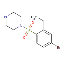864759-59-1 4-(4-BROMO-2-ETHYL-BENZENESULFONYL)-PIPERAZINE HYDROCHLORIDE chemical structure
