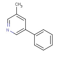 10477-94-8 3-METHYL-5-PHENYLPYRIDINE chemical structure