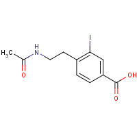 1131622-45-1 4-(2-acetamidoethyl)-3-iodobenzoic acid chemical structure