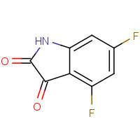 126674-93-9 4,6-DIFLUOROINDOLINE-2,3-DIONE chemical structure