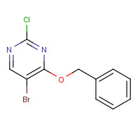205672-19-1 4-BENZYLOXY-5-BROMO-2-CHLOROPYRIMIDINE chemical structure