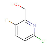 884494-80-8 6-Chloro-3-fluoro-2-(hydroxymethyl)pyridine chemical structure