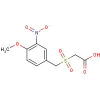 592542-51-3 4-Methoxy-3-nitrobenzylsulfonylacetic acid chemical structure
