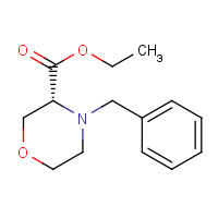 106910-85-4 (3R)-4-(phenylmethyl)-3-Morpholinecarboxylic acid ethyl ester chemical structure