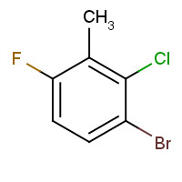 203302-92-5 3-BROMO-2-CHLORO-6-FLUOROTOLUENE chemical structure