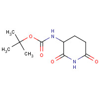 31140-42-8 3-BOC-AMINO-2,6-DIOXOPIPERIDINE chemical structure