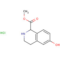 672310-19-9 (+/-)-7-HYDROXY-1,2,3,4-TETRAHYDRO-3-ISOQUINOLINE-4-CARBOXYLIC ACID METHYL ESTER HCL chemical structure