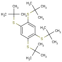 447463-65-2 1,2,4,5-TETRAKIS(TERT-BUTYLTHIO)BENZENE chemical structure