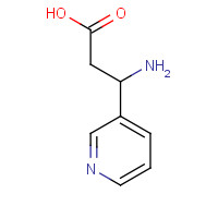 62247-21-6 (RS)-3-AMINO-3-(3-PYRIDYL)-PROPIONIC ACID chemical structure