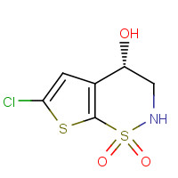 160982-16-1 (S)-6-CHLORO-1,1-DIOXO-1,2,3,4-TETRAHYDRO-1LAMBDA*6*-THIENO[3,2-E][1,2]THIAZIN-4-OL chemical structure