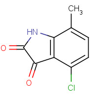 61258-72-8 4-Chloro-7-methylisatin chemical structure