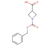97628-92-7 1-(BENZYLOXYCARBONYL) AZETIDINE-3-CARBOXYLIC ACID chemical structure