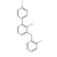 128092-75-1 1-[Chloro(4-fluorophenyl)phenylmethyl]-2-fluorobenzene chemical structure