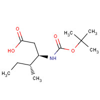 218608-82-3 Boc-L-beta-homoisoleucine chemical structure