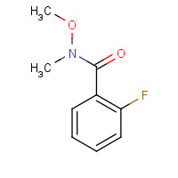 198967-24-7 2-Fluoro-N-methoxy-N-methylbenzamide chemical structure