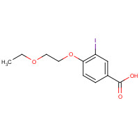 1131614-52-2 4-(2-ethoxyethoxy)-3-iodobenzoic acid chemical structure
