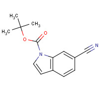 889676-34-0 6-CYANO-1H-INDOLE,N-BOC PROTECTED 98 chemical structure
