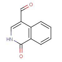63125-40-6 1-oxo-1,2-dihydroisoquinoline-4-carbaldehyde chemical structure