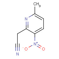 131084-59-8 2-(6-methyl-3-nitropyridin-2-yl)acetonitrile chemical structure