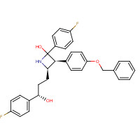 163222-32-0 2-AZETIDINONE,1-(4-FLUOROPHENYL)-3-[(3S)-3-(4-FLUOROPHENYL)-3-HYDROXYPROPYL]-4-[4-(PHENYLMETHOXY)PHENYL]-,(3R,4S)- chemical structure