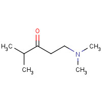 25287-61-0 1-dimethylamino-4-methyl-pentan-3-one chemical structure