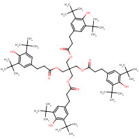 6683-19-8 Pentaerythritol tetrakis(3-(3,5-di-tert-butyl-4-hydroxyphenyl)propionate) chemical structure