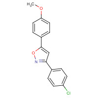 24097-19-6 3-(4-Chlorophenyl)-5-(4-methoxyphenyl)isoxazole chemical structure