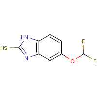 97963-62-7 5-Difluoromethoxy-2-Mercapto-1H-Benzimidazole chemical structure
