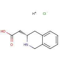 270082-22-9 (S)-2-TETRAHYDROISOQUINOLINE ACETIC ACID HYDROCHLORIDE chemical structure
