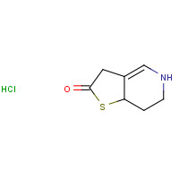115473-15-9 5,6,7,7a-Tetrahydrothieno[3,2-c]pyridine-2(4H)-one hydrochloride chemical structure