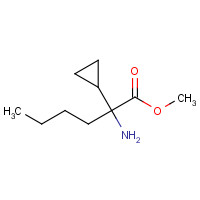 1021266-81-8 2-AMINO-2-CYCLOPROPYL-HEXANOIC ACID METHYL ESTER chemical structure